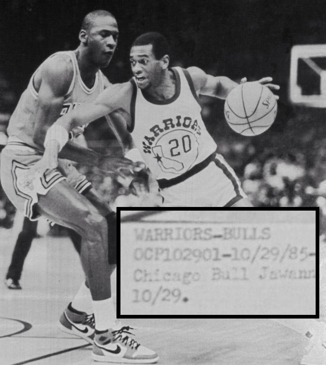 Michael Jordan Warriors injury game 1985