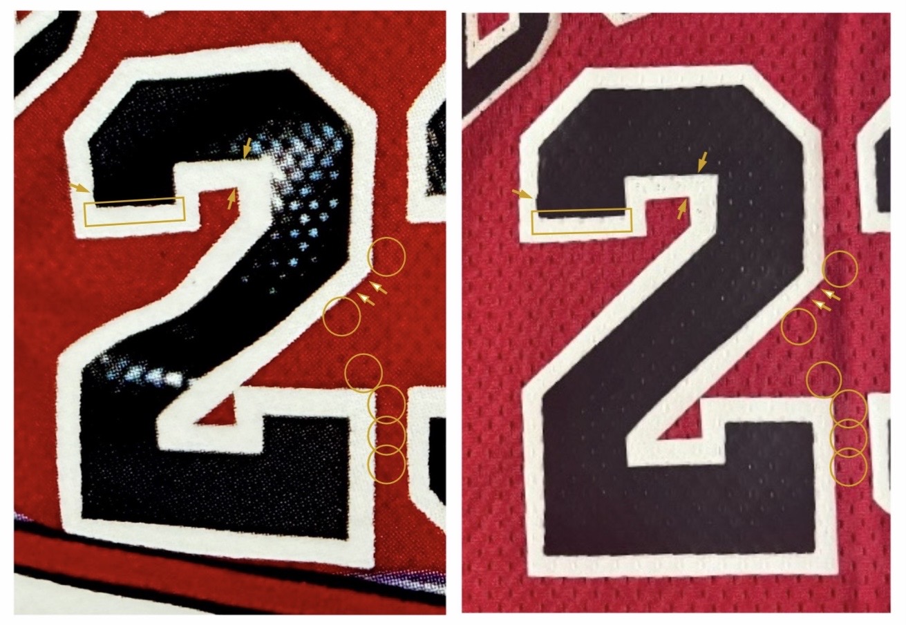 Mesh alignment above the numeral 2