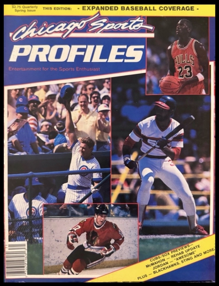 Magazine containing the previously cited Jordan image