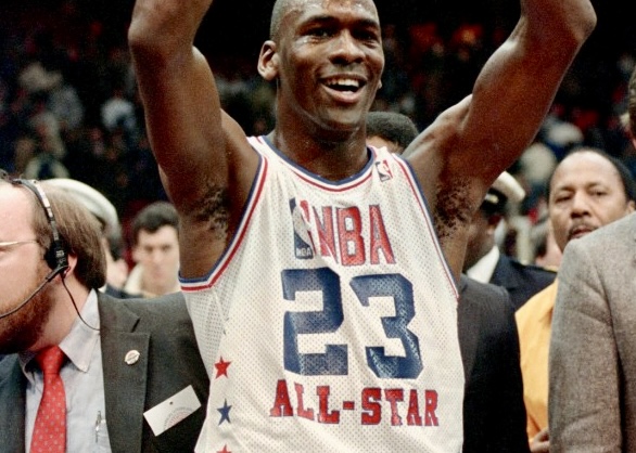 Michael Jordan at the 1988 NBA All-Star Game