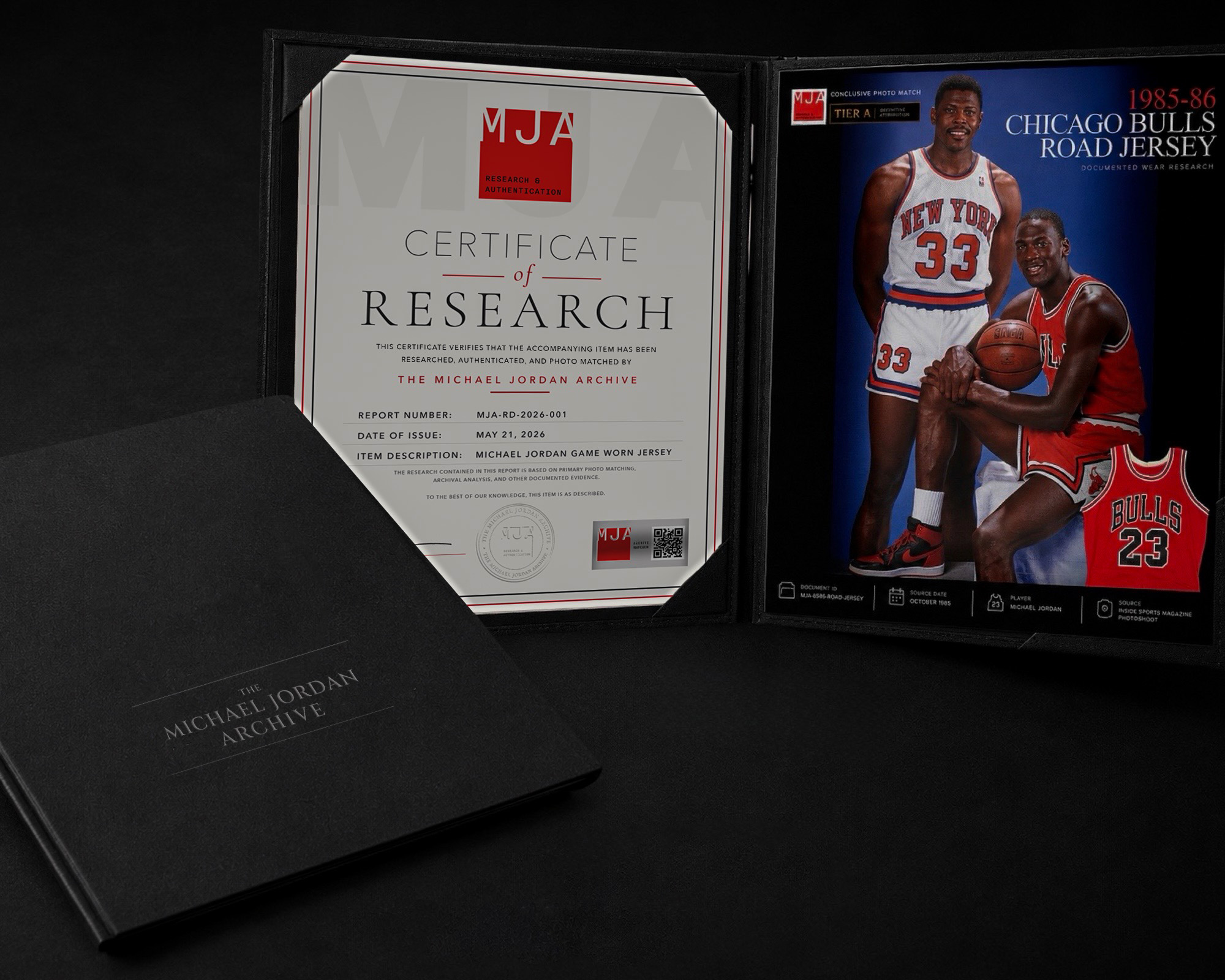 Photographic attribution research conducted by the Michael Jordan Archive