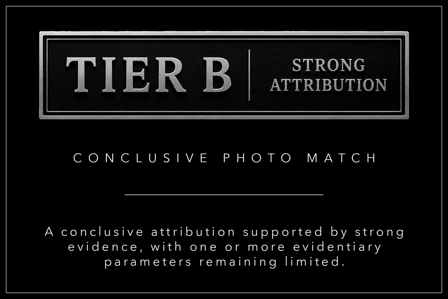 Tier B Strong Attribution classification card