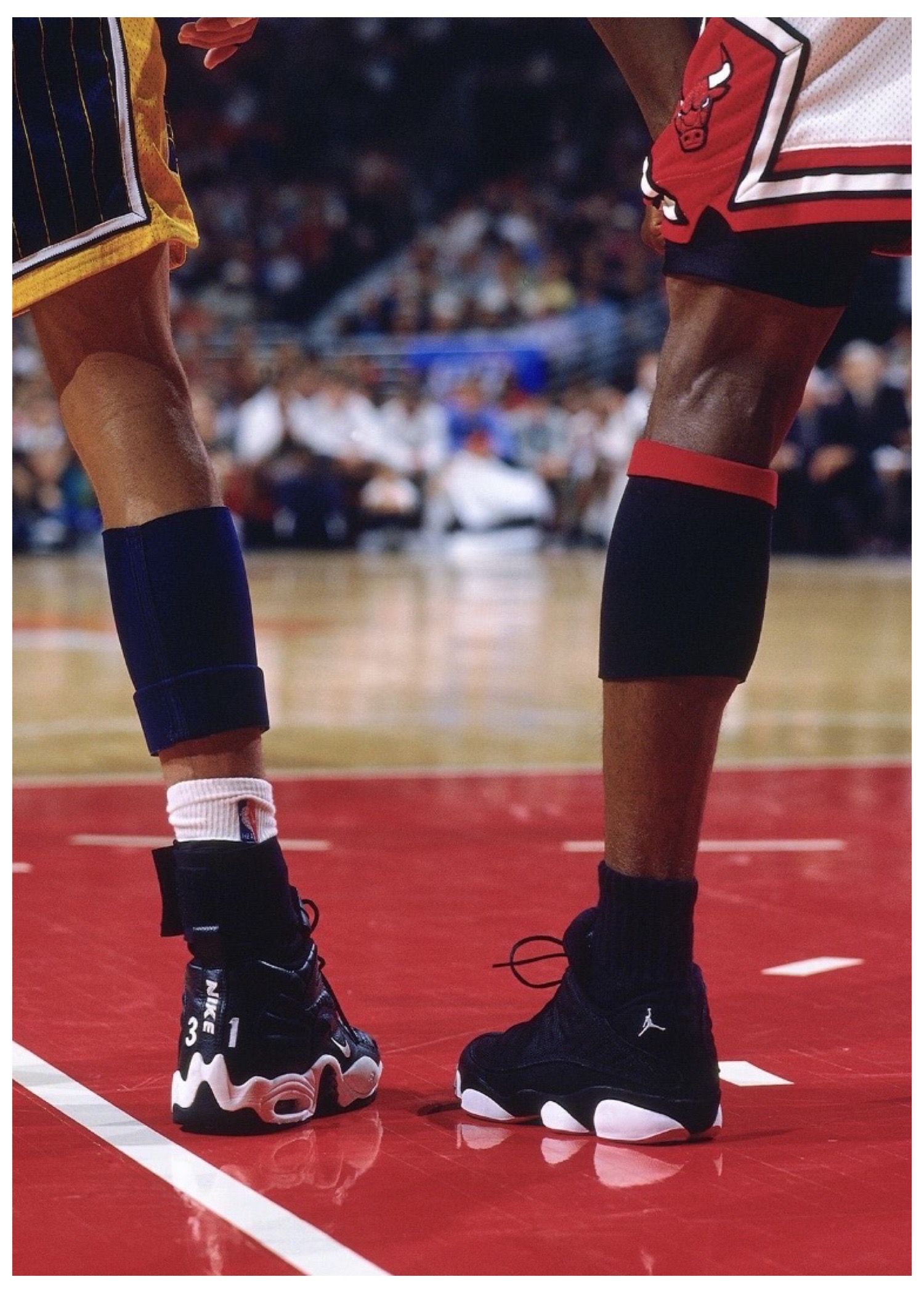 Michael Jordan wearing Air Jordan sneakers vs Indiana Pacers — May 31, 1998
