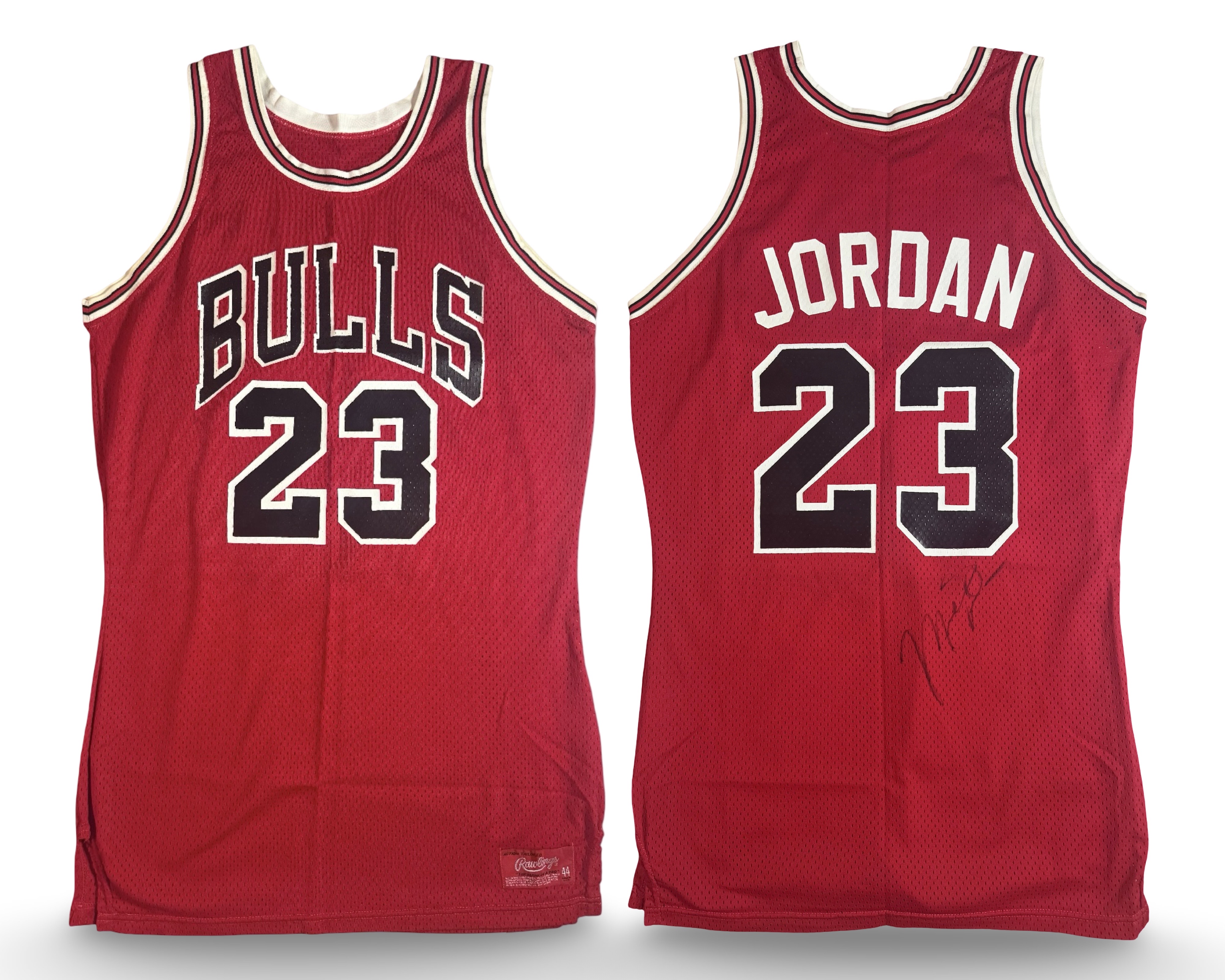 1985–86 Bulls promotional road jersey front and back