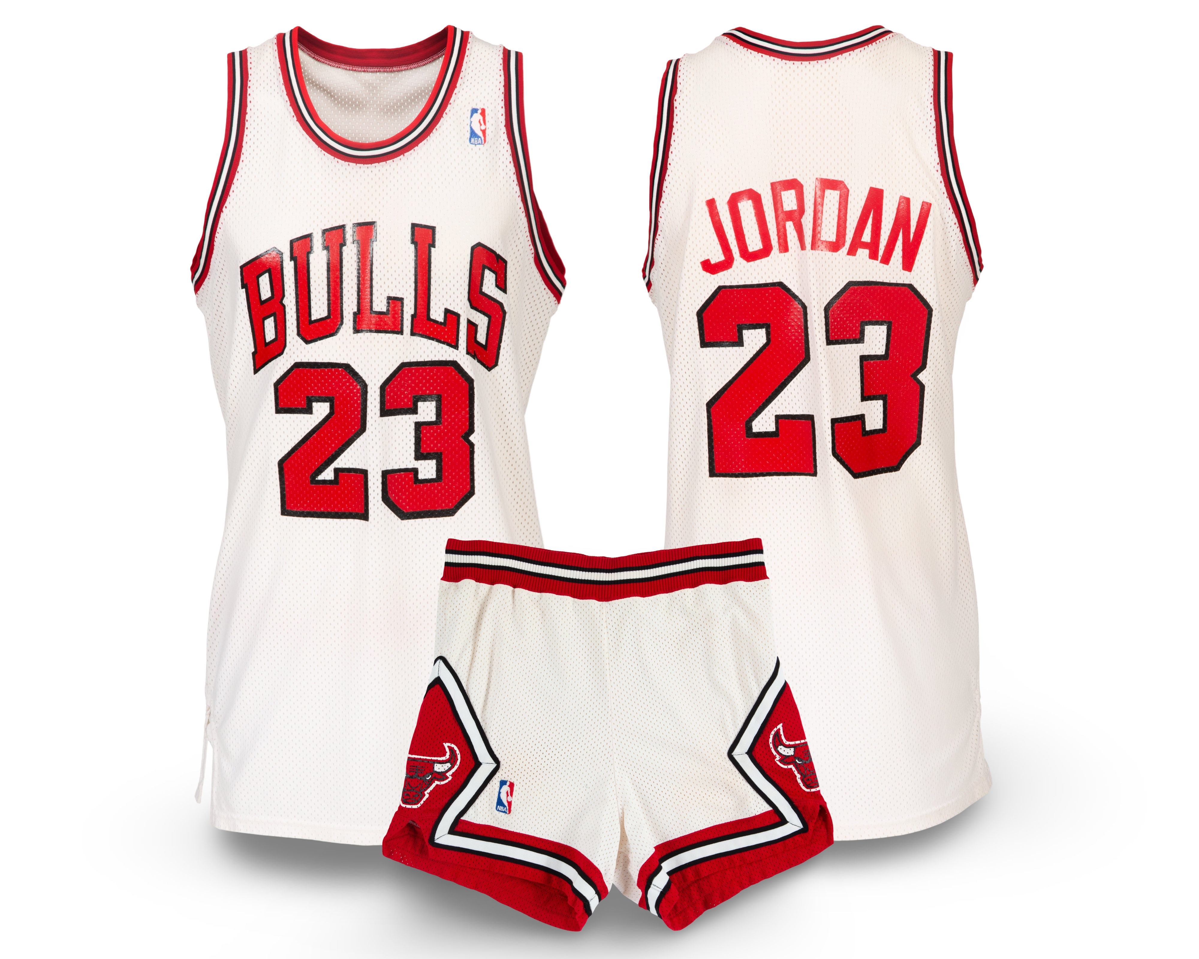 1986–87 Bulls home uniform detail
