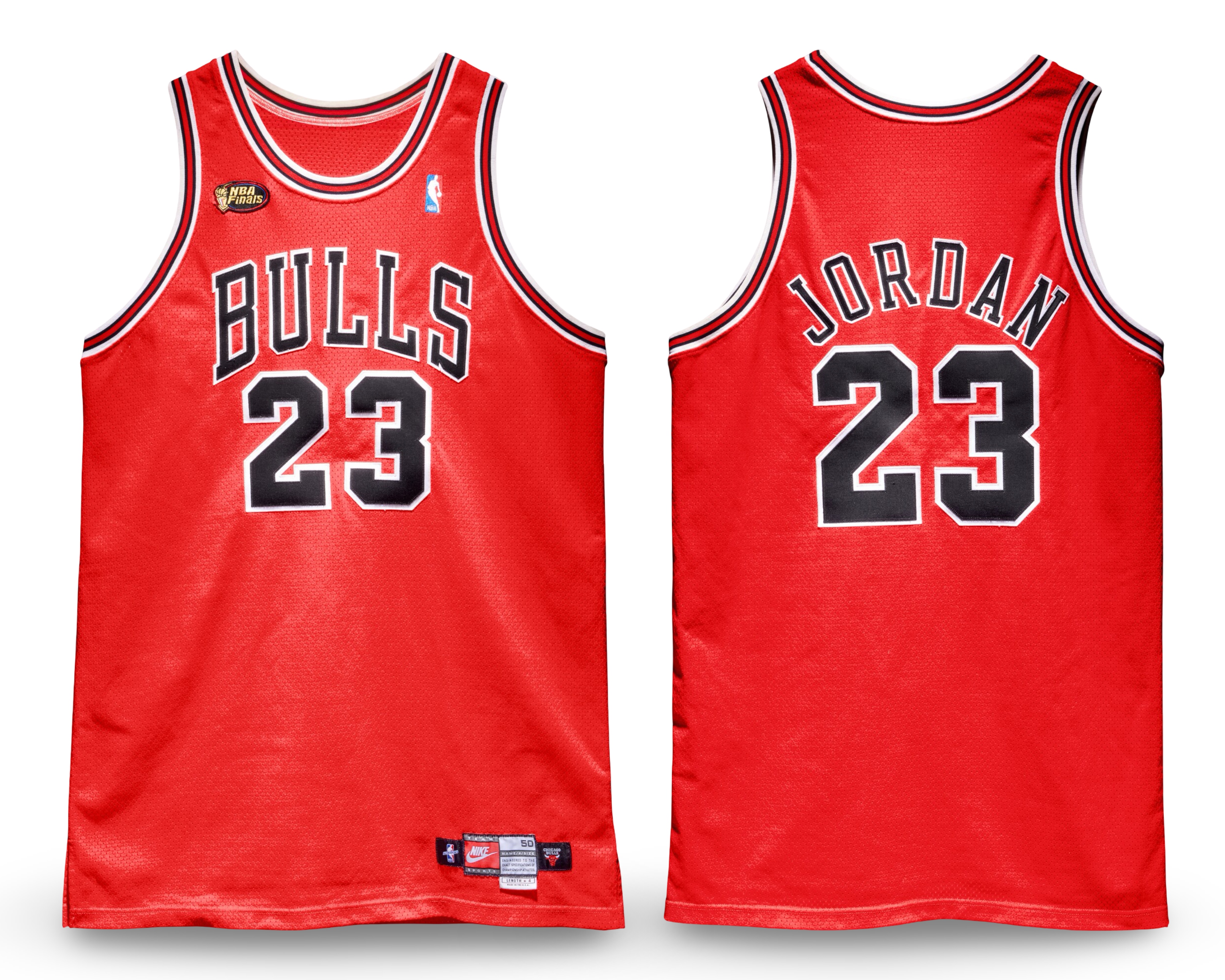 1997–98 Chicago Bulls NBA Finals away jersey, Jersey B