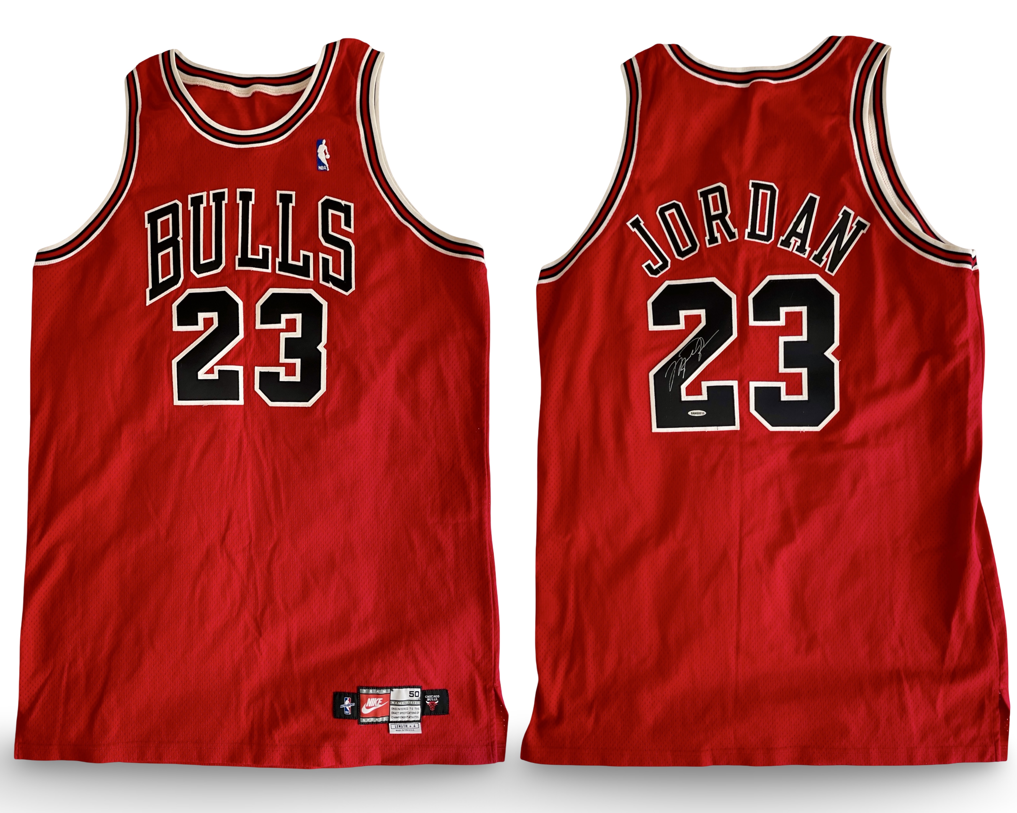 1997–98 Chicago Bulls postseason away jersey, Jersey U