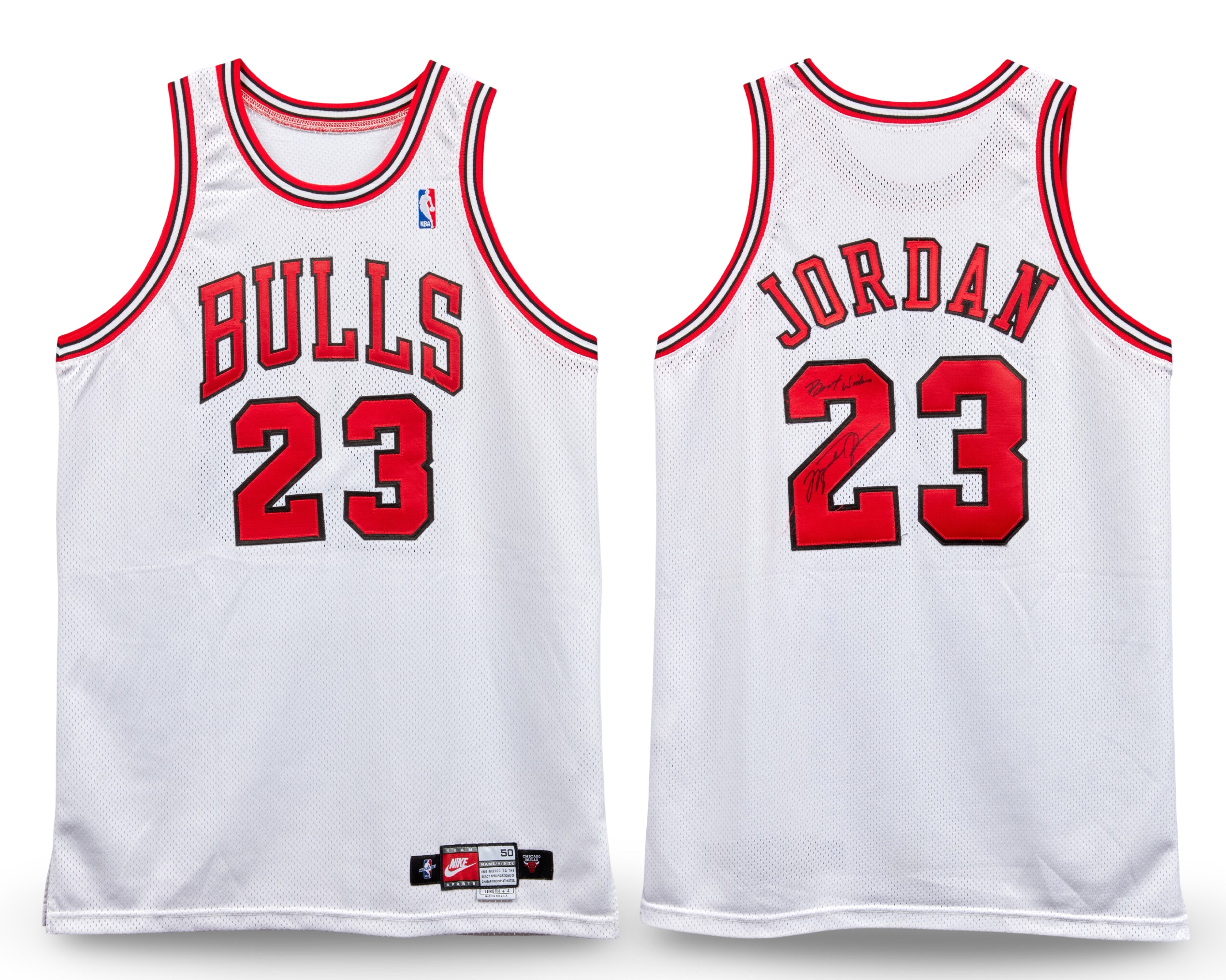 1997–98 Chicago Bulls regular season home jersey, Jersey A