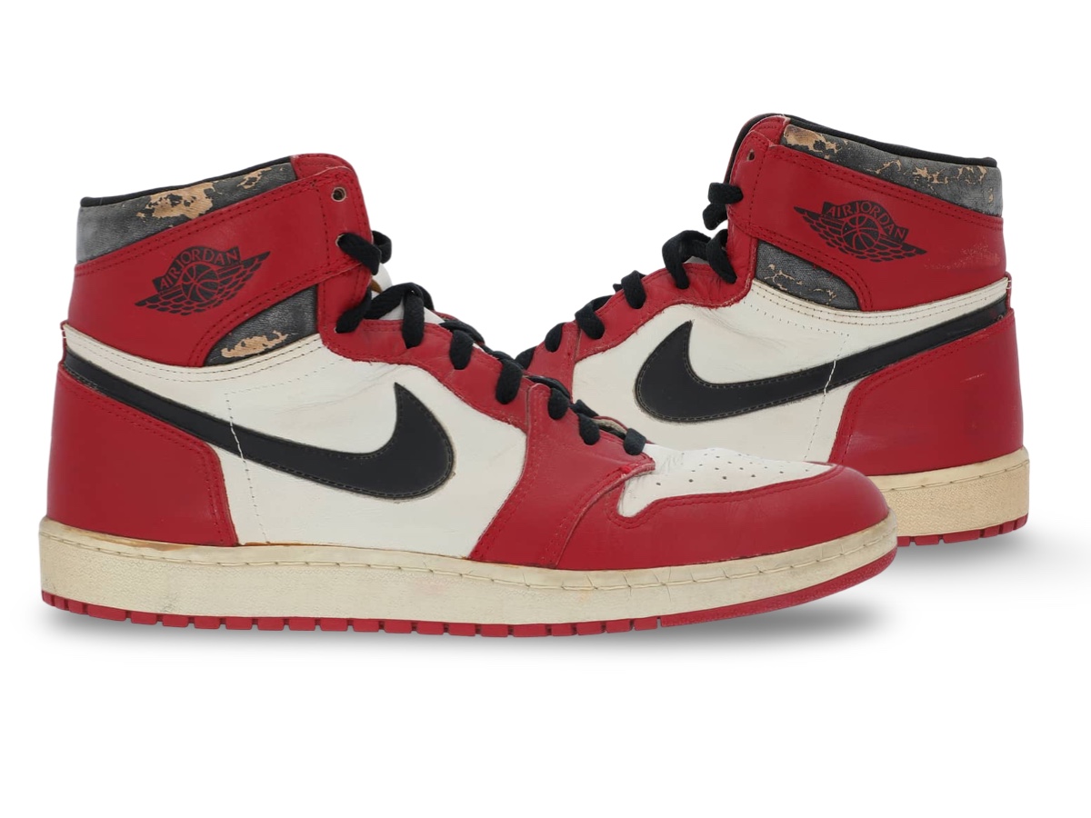 Air Jordan 1 Shattered Backboard detail — 1985