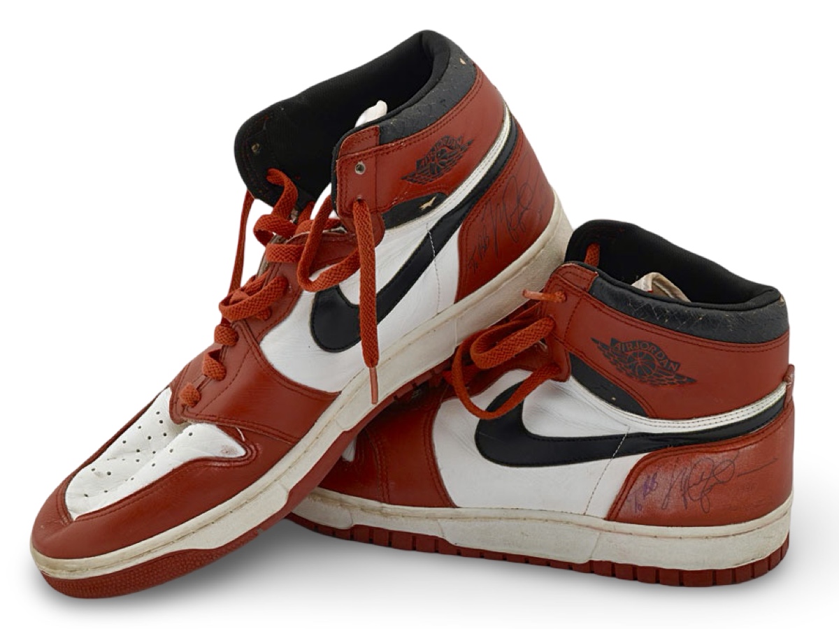 Air Jordan 1 Dunk Sole- 63 Points — 1985-86