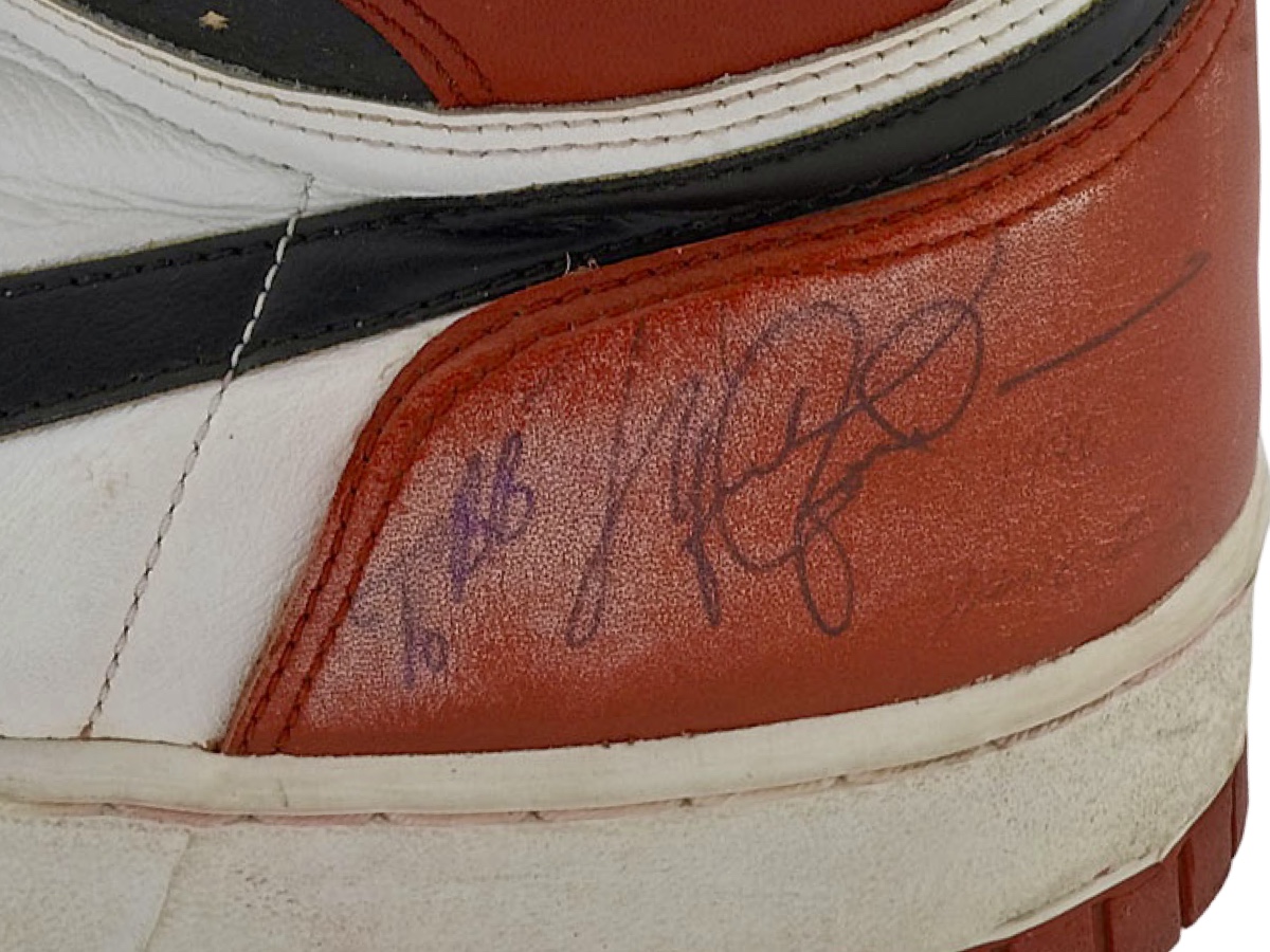 Air Jordan 1 Dunk Sole- 63 Points — 1985-86