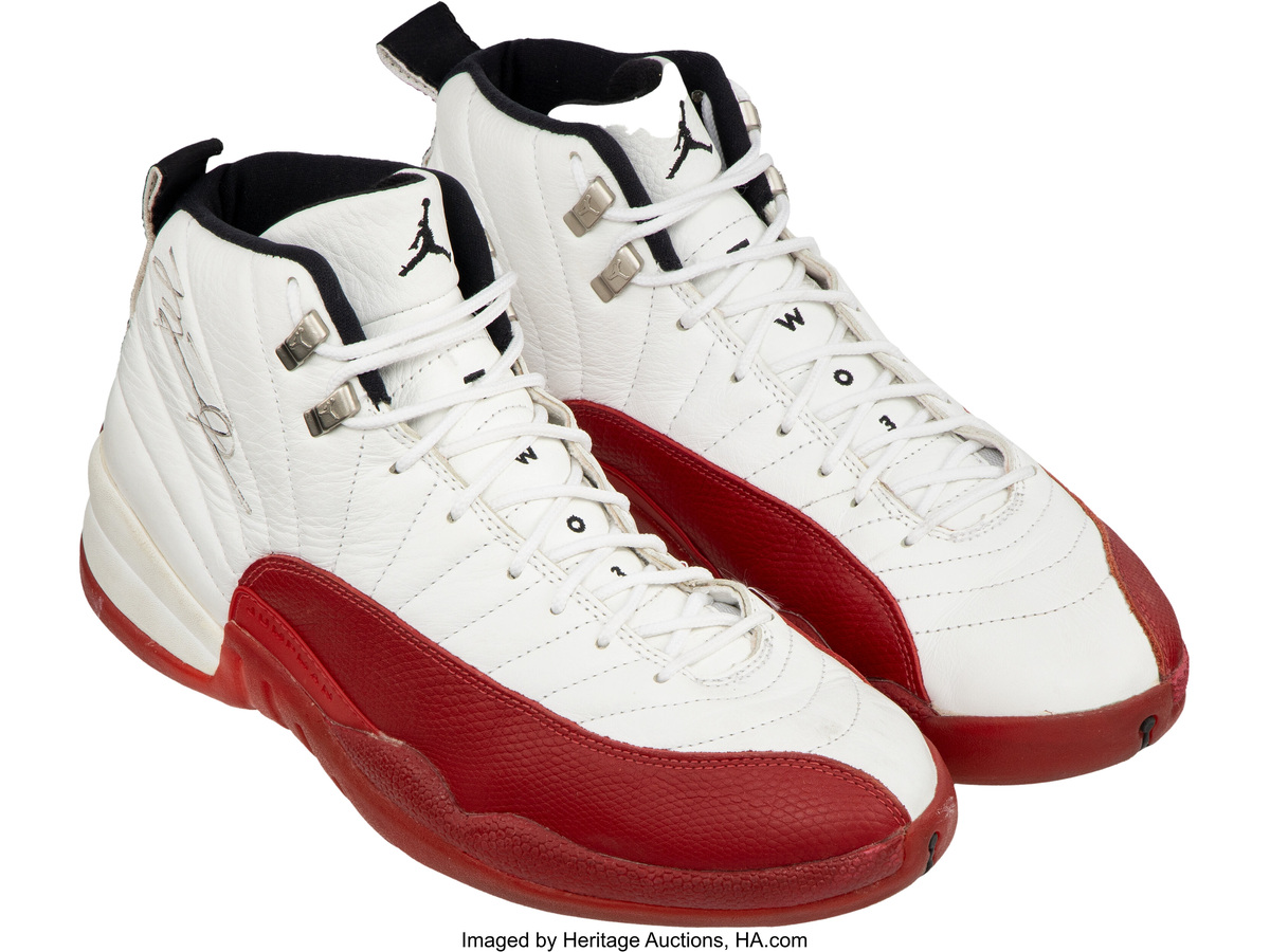 1997 Air Jordan XII — White | Varsity Red | Black — Image 1