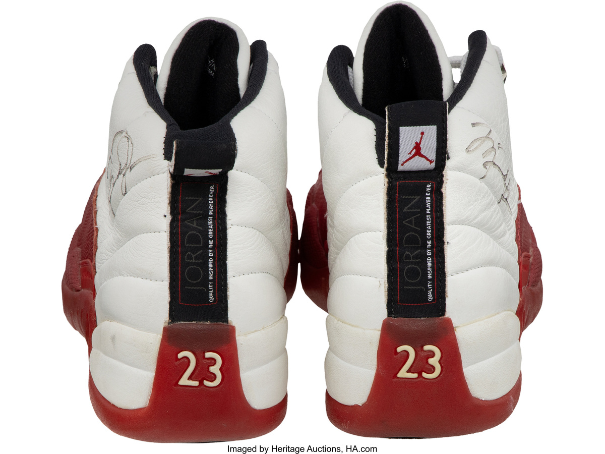 1997 Air Jordan XII — White | Varsity Red | Black — Image 4