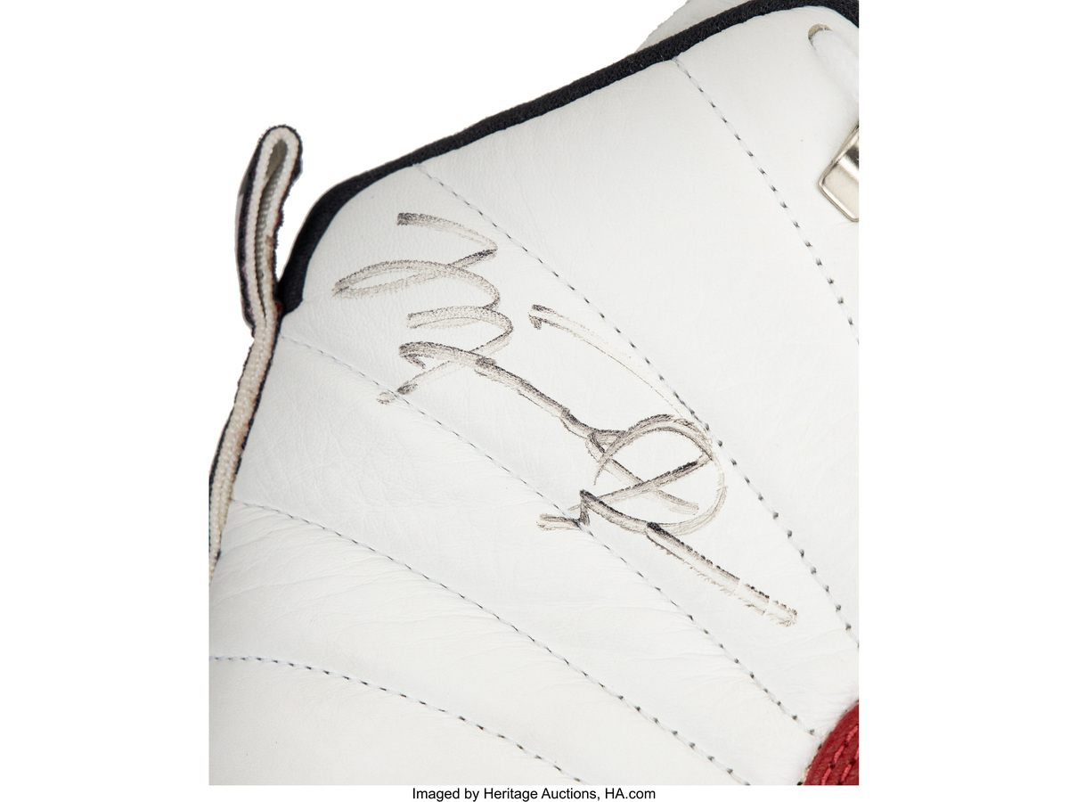 1997 Air Jordan XII — White | Varsity Red | Black — Image 5