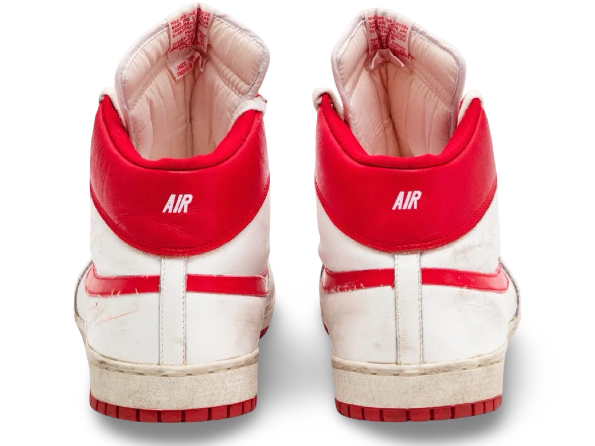 Nike Air Ship heel detail — November 1, 1984