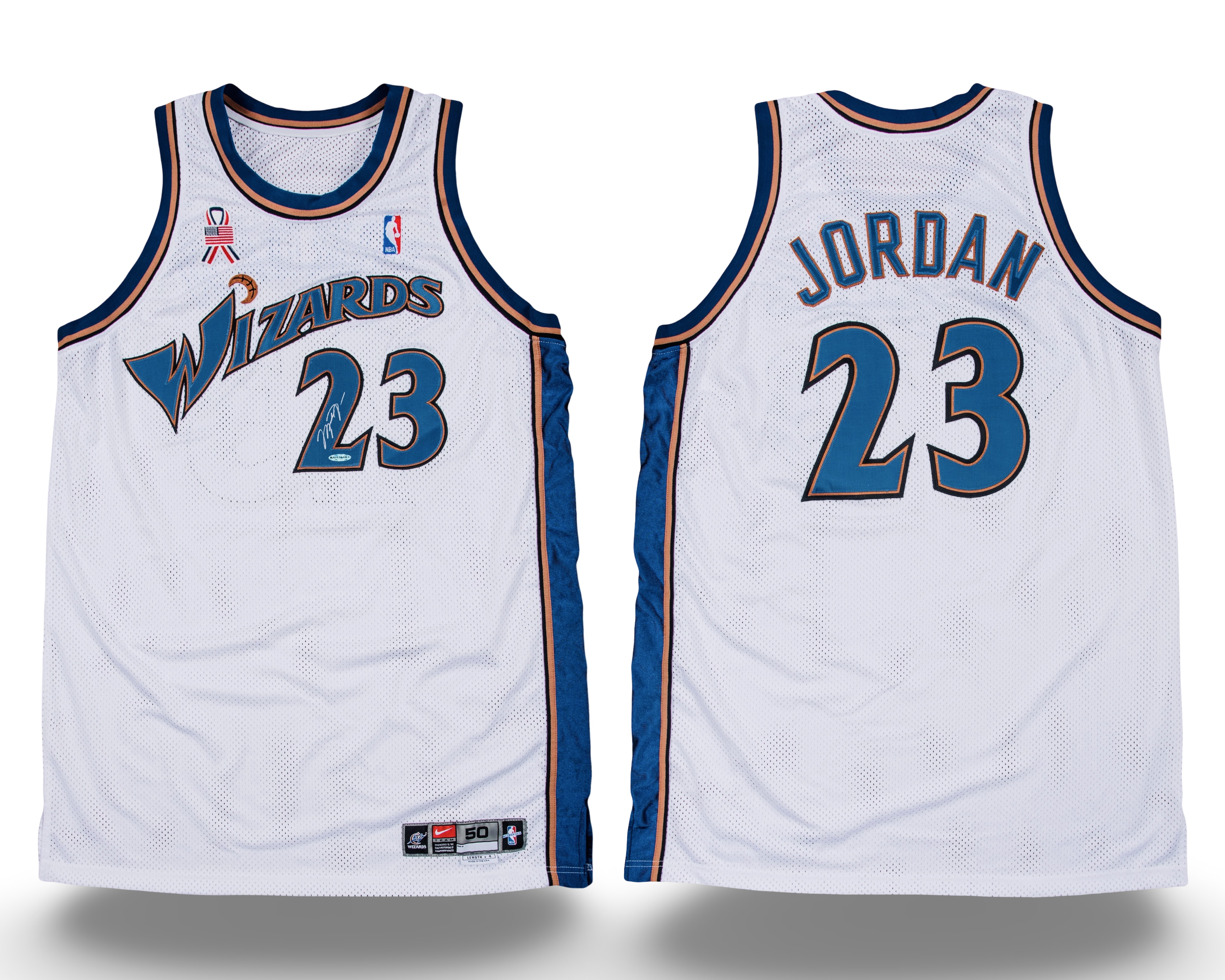2001–02 Washington Wizards home jersey, Jersey L