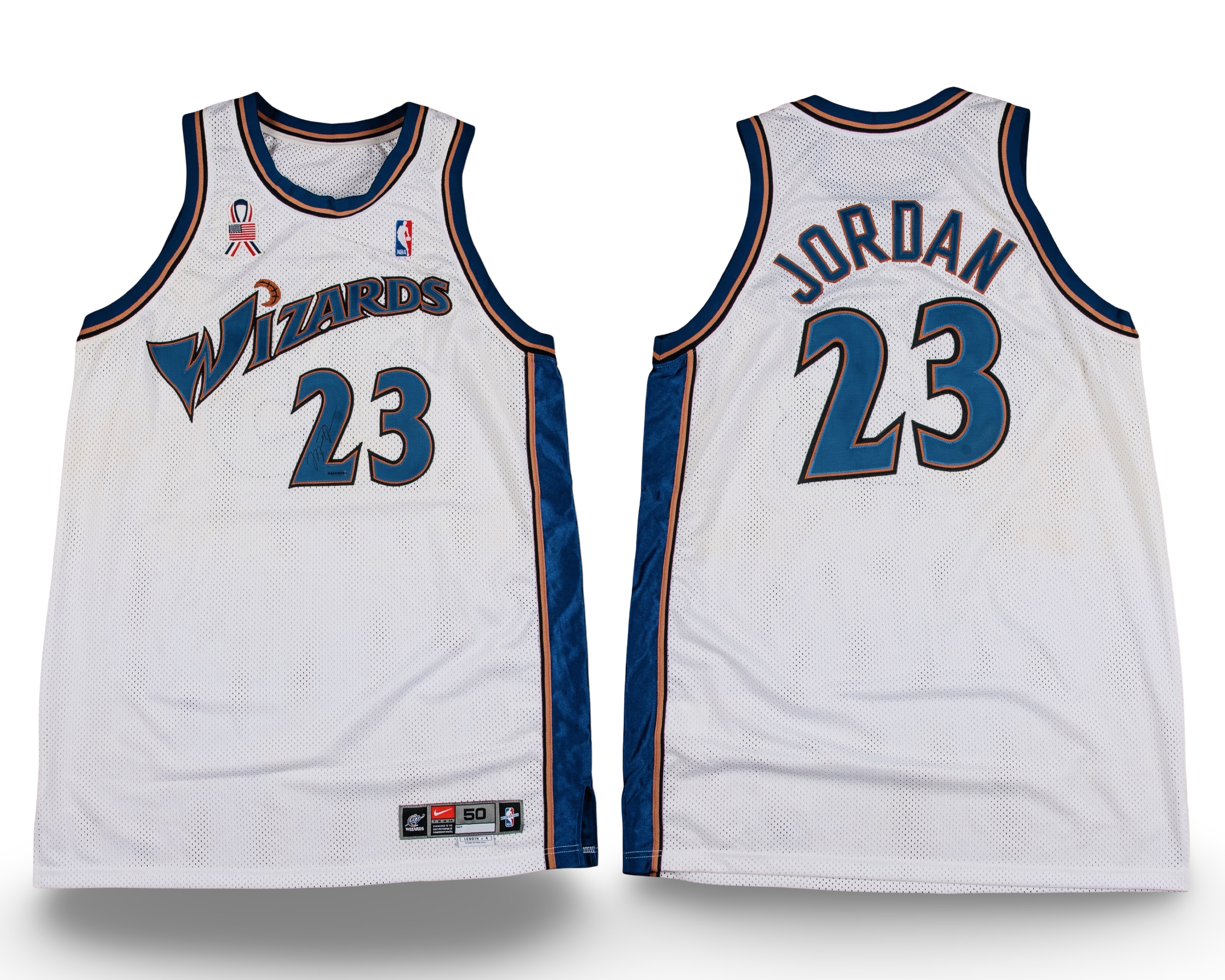 2001–02 Washington Wizards home jersey, Jersey M